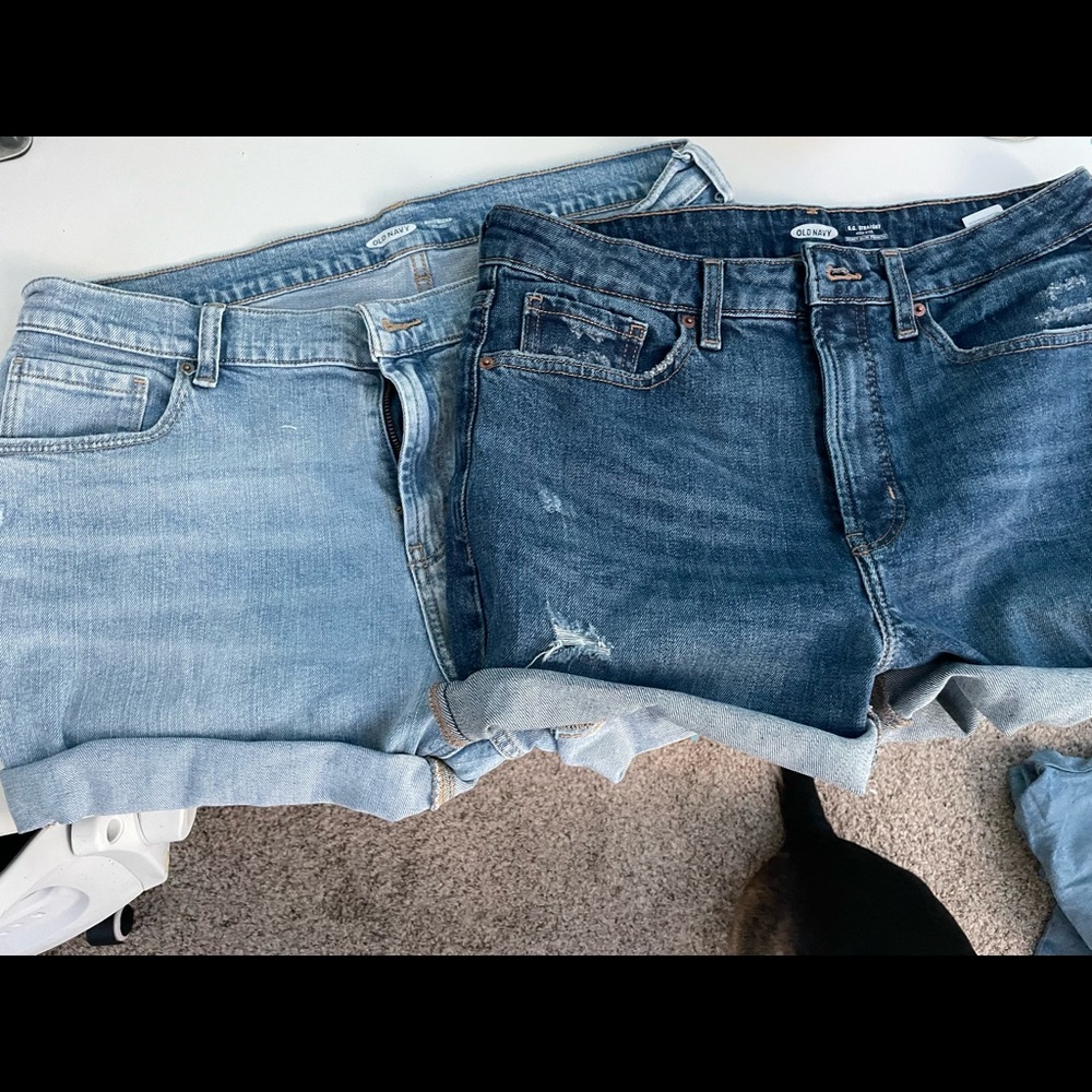 bundle pack!!! two Jean shorts from old navy